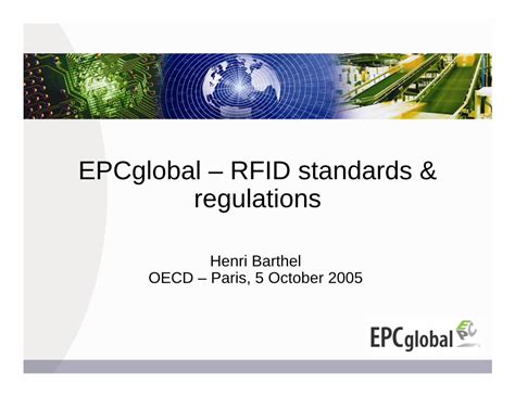 rfid standards and regulations